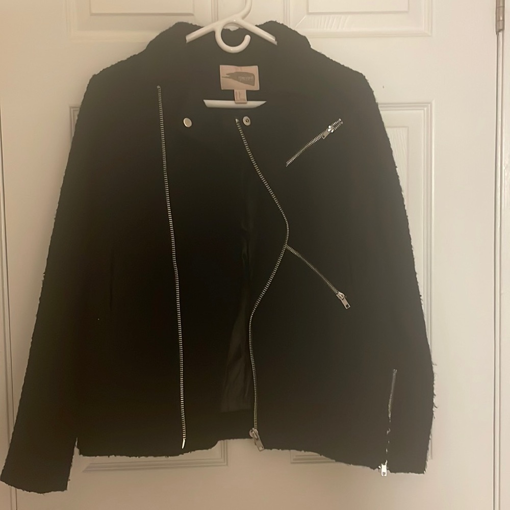Cool stylish black jacket with details